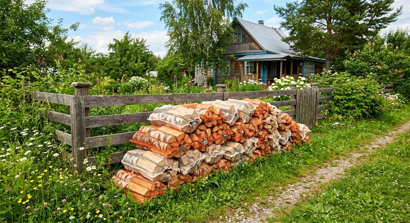 Дрова для дачи в Чёрном